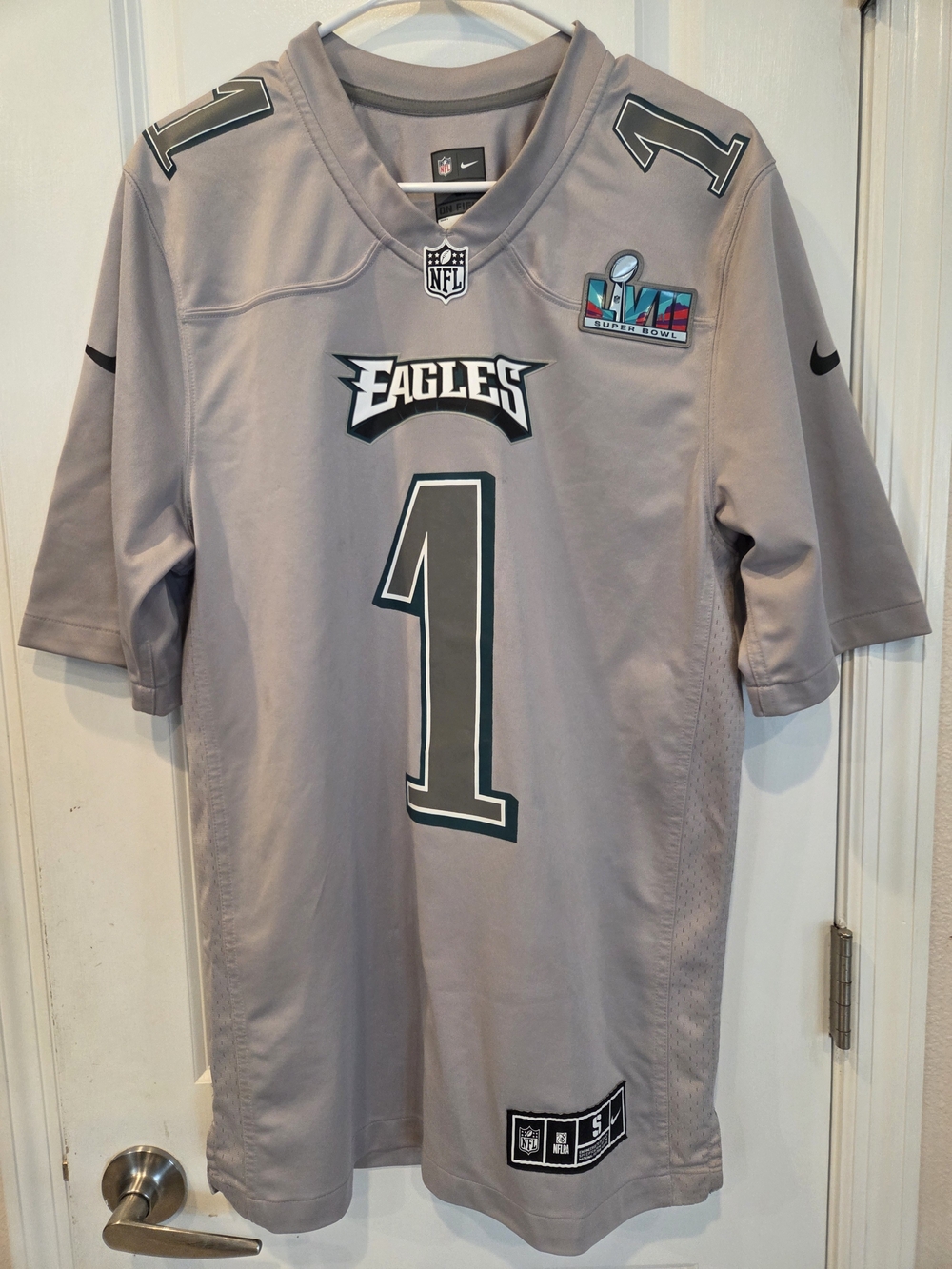 Philadelphia Eagles Jalen Hurts #1 Super Bowl Jersey